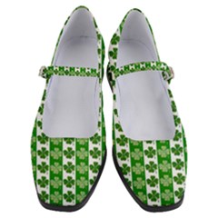 Clover Leaf Shamrock St Patricks Day Women s Mary Jane Shoes