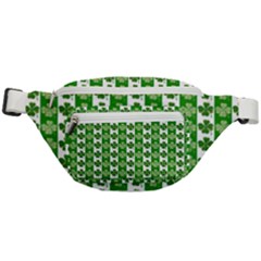 Clover Leaf Shamrock St Patricks Day Fanny Pack