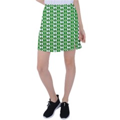 Clover Leaf Shamrock St Patricks Day Tennis Skirt by Dutashop