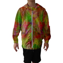 Easter Egg Colorful Texture Kids  Hooded Windbreaker by Dutashop