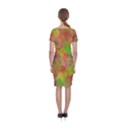 Easter Egg Colorful Texture Classic Short Sleeve Midi Dress View2