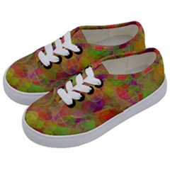 Easter Egg Colorful Texture Kids  Classic Low Top Sneakers by Dutashop