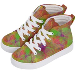 Easter Egg Colorful Texture Kids  Hi-top Skate Sneakers by Dutashop