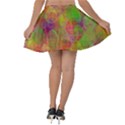 Easter Egg Colorful Texture Velvet Skater Skirt View2