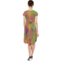 Easter Egg Colorful Texture Cap Sleeve Midi Dress View2