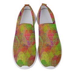 Easter Egg Colorful Texture Women s Slip On Sneakers by Dutashop