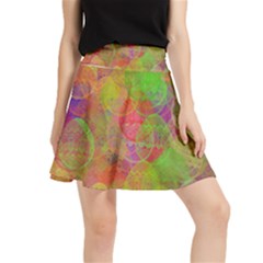 Easter Egg Colorful Texture Waistband Skirt