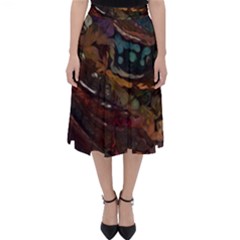 Abstract Art Classic Midi Skirt