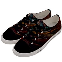 Abstract Art Men s Low Top Canvas Sneakers by Dutashop