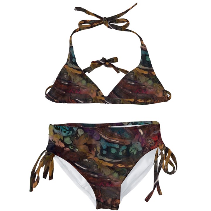 Abstract Art Kids  Classic Bikini Set