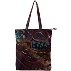 Abstract Art Double Zip Up Tote Bag by Dutashop