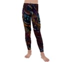 Abstract Art Kids  Lightweight Velour Leggings View1