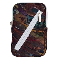 Abstract Art Belt Pouch Bag (large)