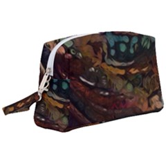 Abstract Art Wristlet Pouch Bag (large)