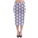 Halloween Ghost Bat Midi Pencil Skirt View1