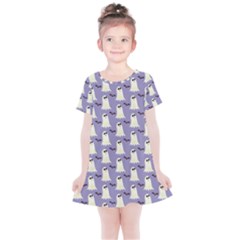 Halloween Ghost Bat Kids  Simple Cotton Dress by Dutashop