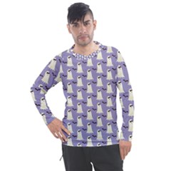 Halloween Ghost Bat Men s Pique Long Sleeve Tee