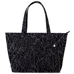 Autumn Leaves Black Back Pocket Shoulder Bag  by Dutashop