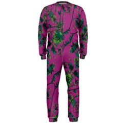 Modern Floral Collage Print Pattern Onepiece Jumpsuit (men) 