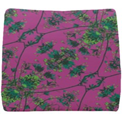 Modern Floral Collage Print Pattern Seat Cushion by dflcprintsclothing