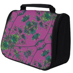 Modern Floral Collage Print Pattern Full Print Travel Pouch (big)