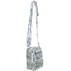 Green Leaves Shoulder Strap Belt Bag by Eskimos