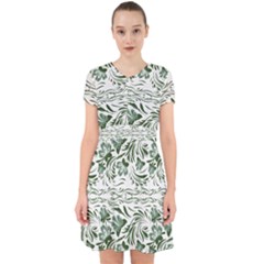 Green Leaves Adorable In Chiffon Dress by Eskimos