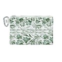 Green leaves Canvas Cosmetic Bag (Medium) View1