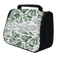 Green Leaves Full Print Travel Pouch (small) by Eskimos