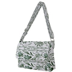 Green Leaves Full Print Messenger Bag (s) by Eskimos