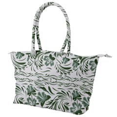 Green Leaves Canvas Shoulder Bag by Eskimos