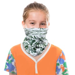 Green Leaves Face Covering Bandana (kids) by Eskimos