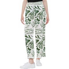 Green Leaves Women s Pants  by Eskimos