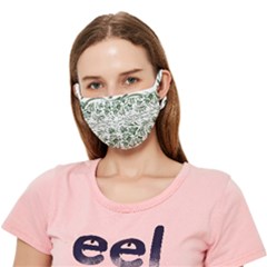 Green Leaves Crease Cloth Face Mask (adult) by Eskimos