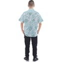 Blue ornament Men s Short Sleeve Shirt View2