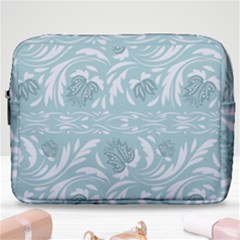 Blue Ornament Make Up Pouch (large) by Eskimos