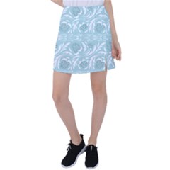 Blue Ornament Tennis Skirt by Eskimos