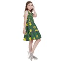 Yellow flowers Kids  Skater Dress View3