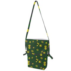 Yellow Flowers Folding Shoulder Bag by Eskimos