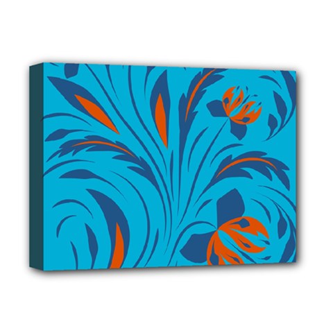 Fire Flowers Deluxe Canvas 16  X 12  (stretched)  by Eskimos