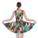 Abstract Triangle Tree Skater Dress View2