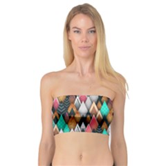 Abstract Triangle Tree Bandeau Top by Dutashop