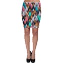 Abstract Triangle Tree Bodycon Skirt View1