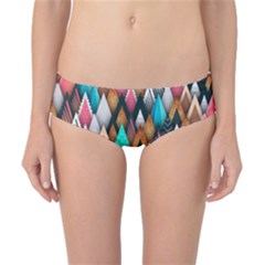 Abstract Triangle Tree Classic Bikini Bottoms