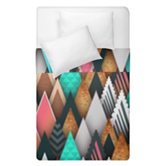 Abstract Triangle Tree Duvet Cover Double Side (single Size) by Dutashop