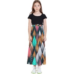 Abstract Triangle Tree Kids  Skirt by Dutashop