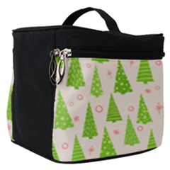 Christmas Green Tree Make Up Travel Bag (small)