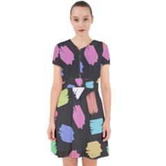 Many Colors Pattern Seamless Adorable In Chiffon Dress by Dutashop