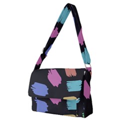 Many Colors Pattern Seamless Full Print Messenger Bag (m) by Dutashop