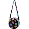 Many Colors Pattern Seamless Crossbody Circle Bag View1